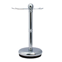Parker Chrome Shaving Brush And Safety Razor Stand