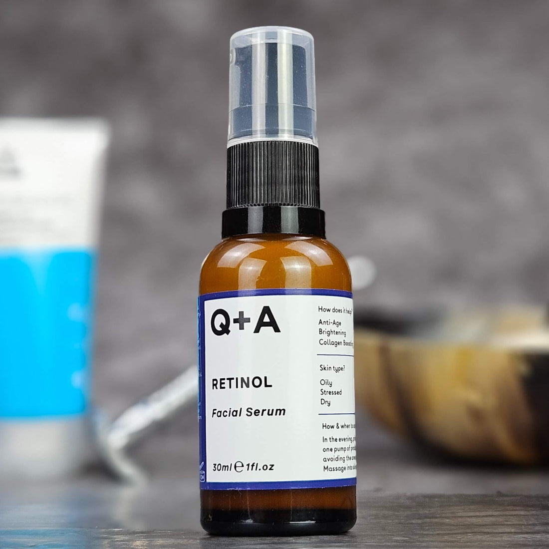 Q + A Skincare Retinol Facial Serum